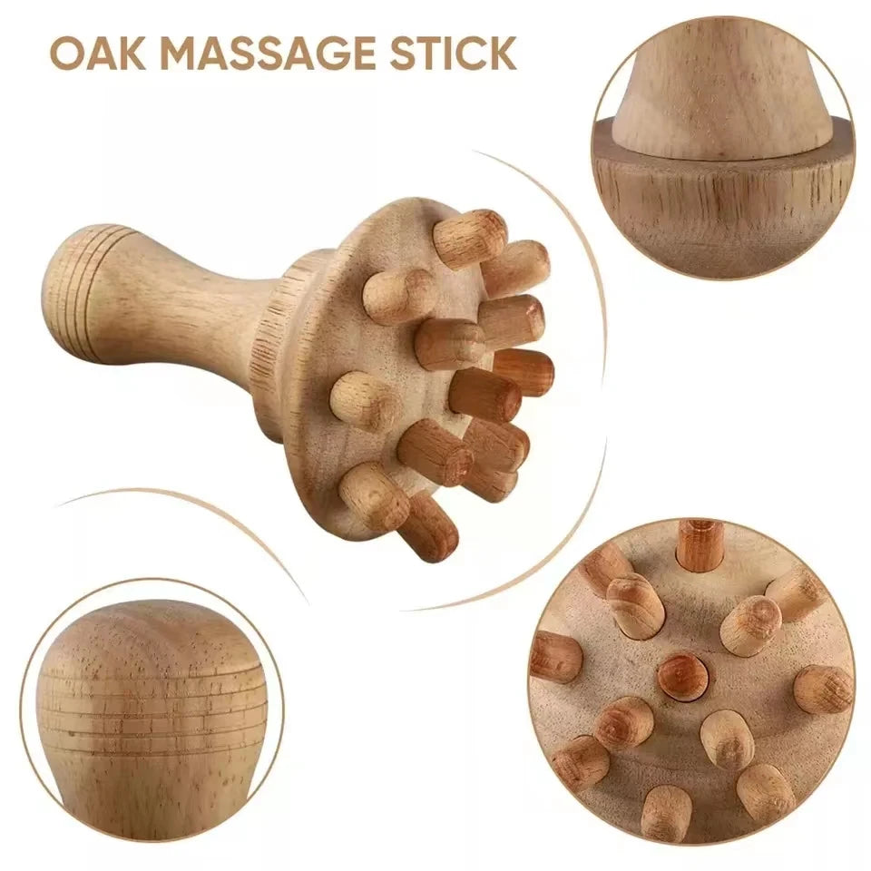 Wooden Body Massage Set – Relax & Sculpt