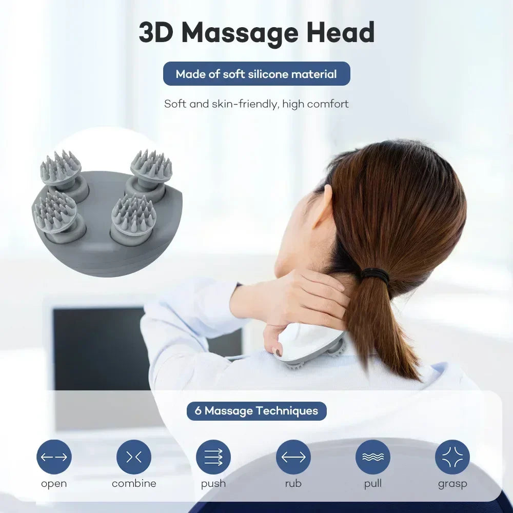 Electric Red Light Therapy Scalp Massager