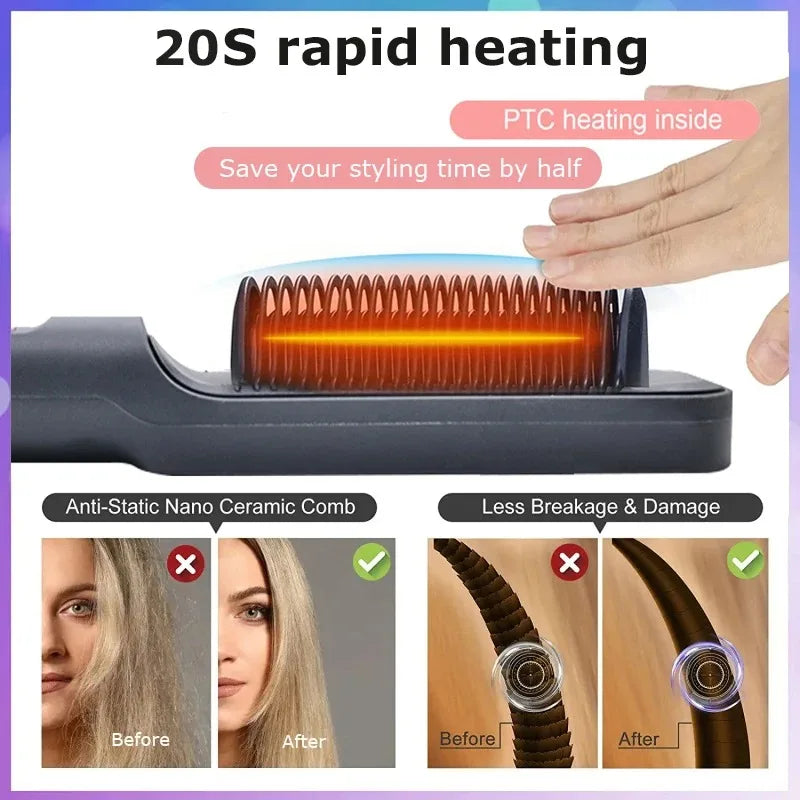 Electric Straightening Hot Comb
