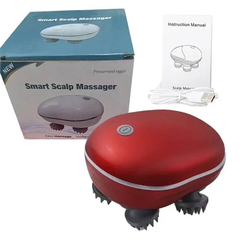 Electric Red Light Therapy Scalp Massager