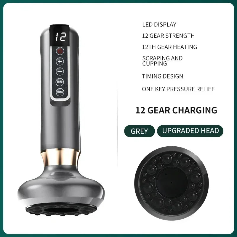 Tricolor Electric Gua Sha Massager