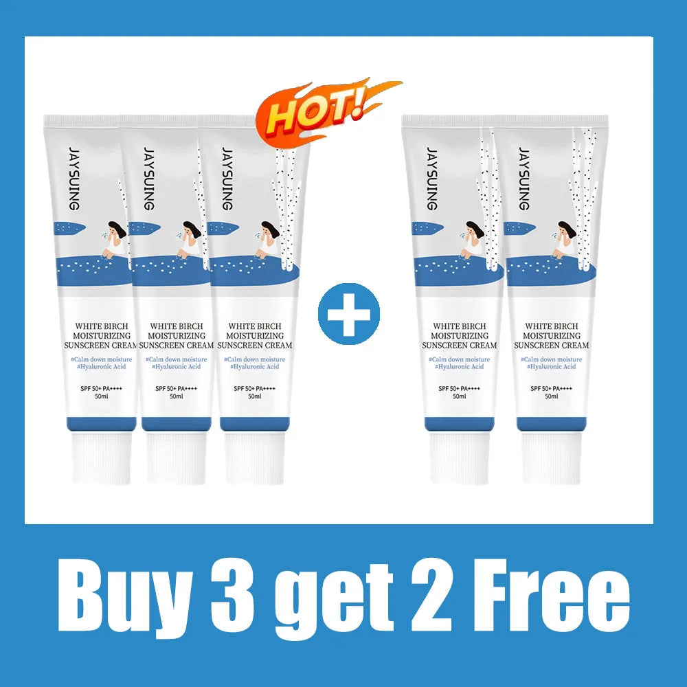 White Birch Sunscreen SPF50 Protection & Hydration