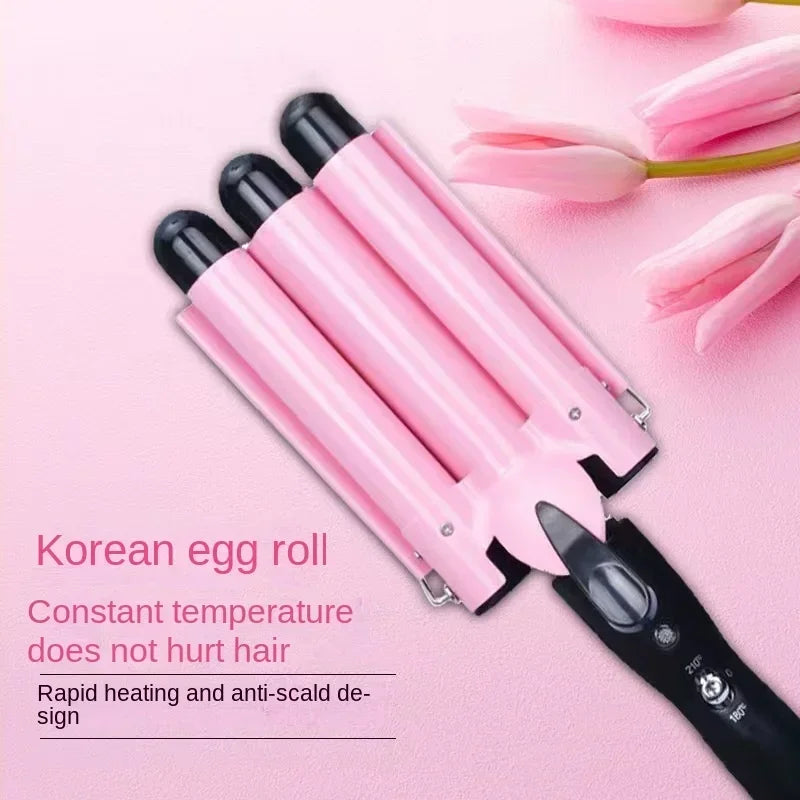 Triple Barrel Electric Curling Iron