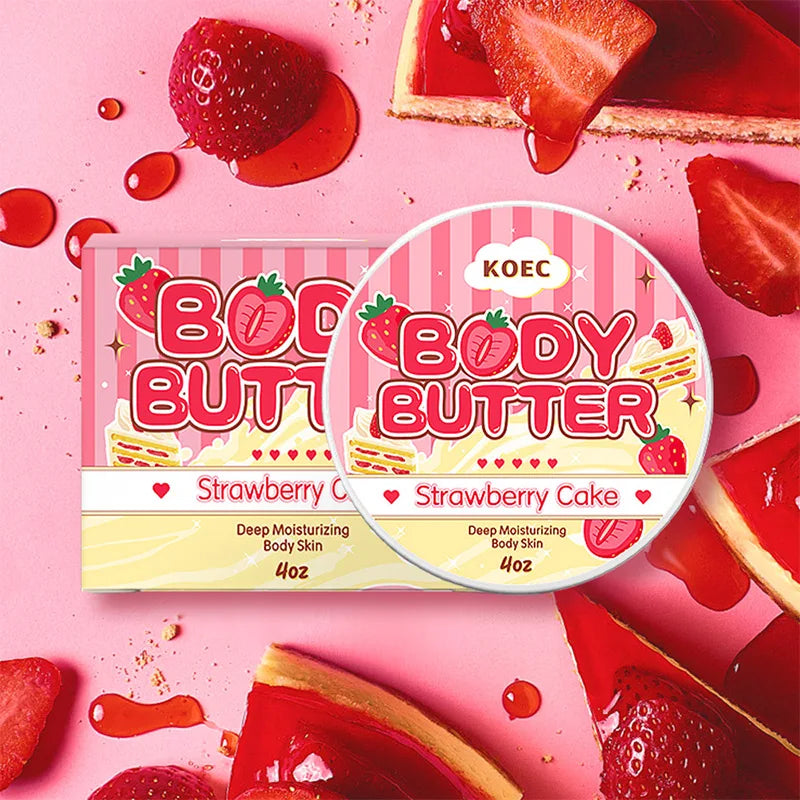 Strawberry Cake Body Care – Nourish & Sweet Glow