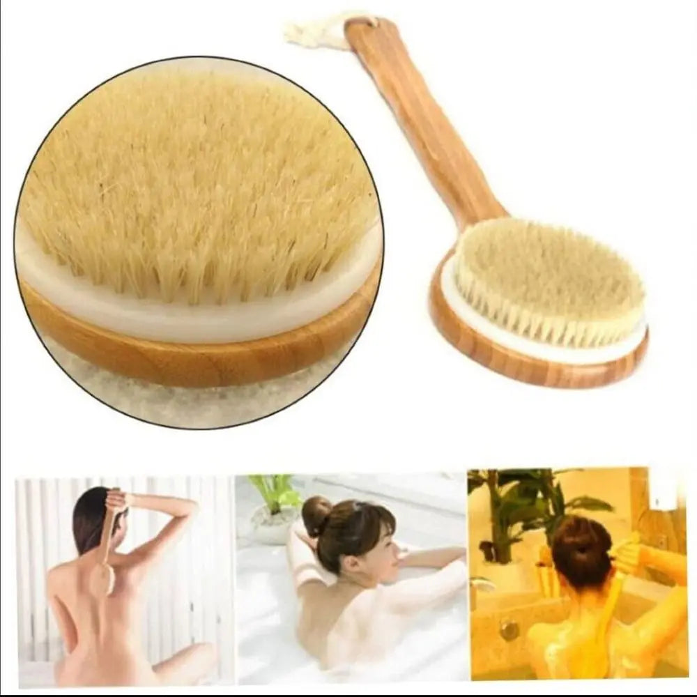Exfoliating Bath Brush – Easy Reach & Deep Clean