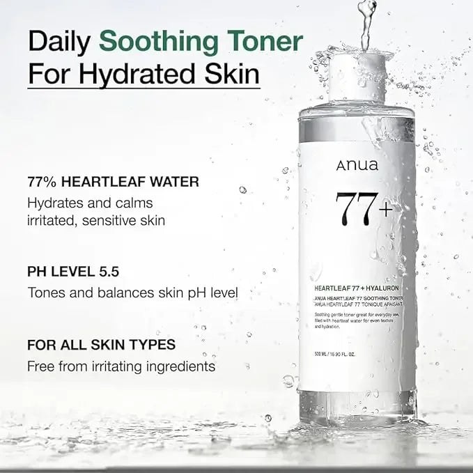 Anua 77 Skincare Toner Hyaluronie Acid