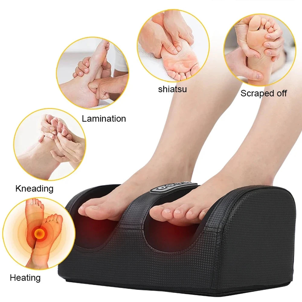 Heated Shiatsu Foot & Calf Massager