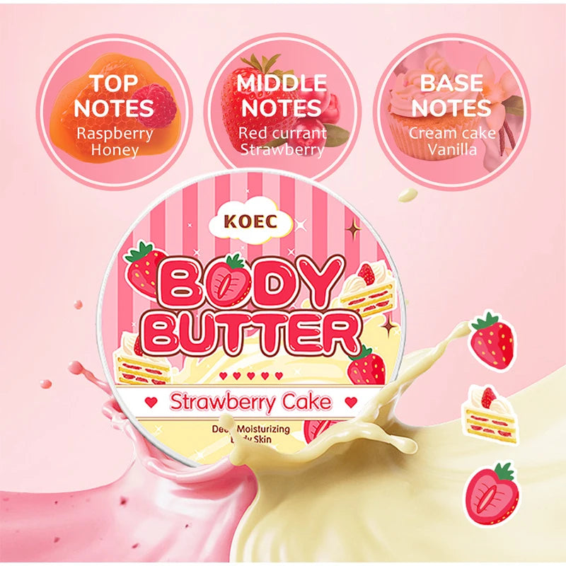 Strawberry Cake Body Care – Nourish & Sweet Glow