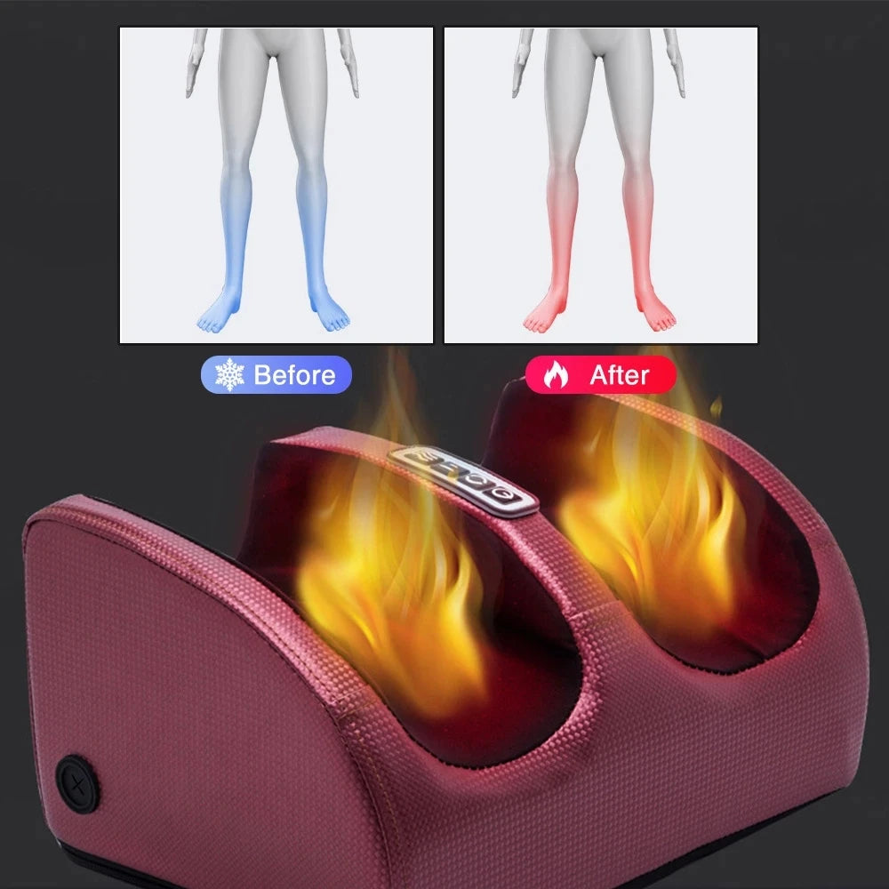Heated Shiatsu Foot & Calf Massager