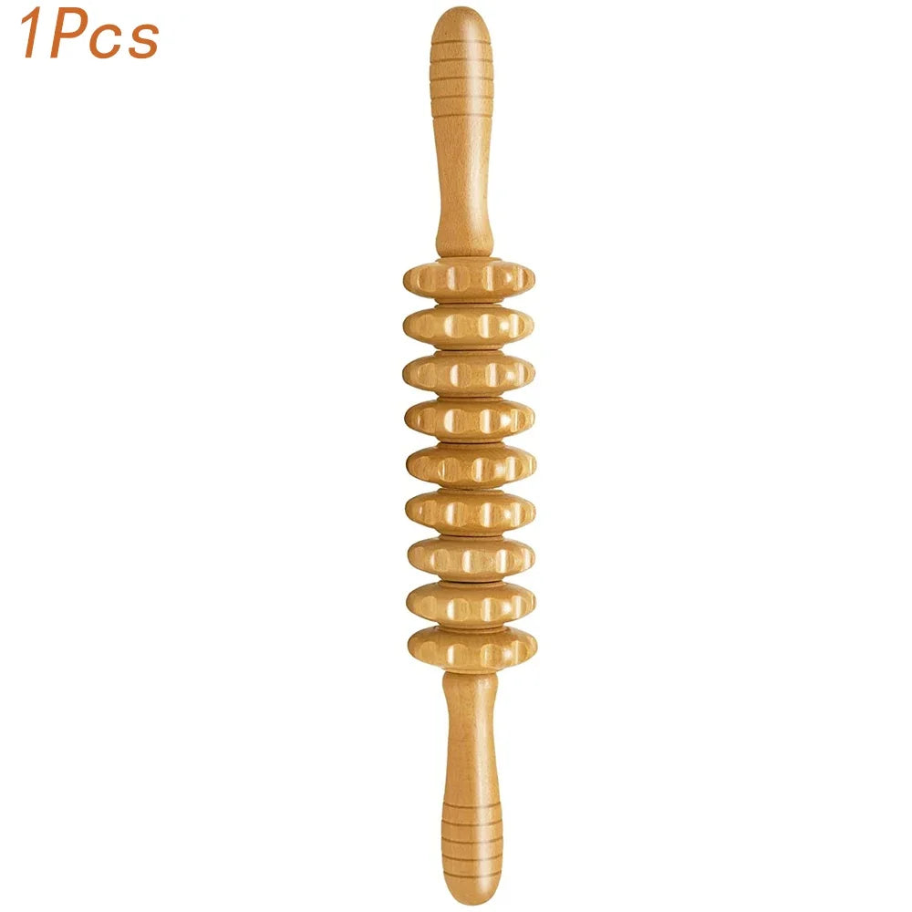 Wooden Body Massage Set – Relax & Sculpt