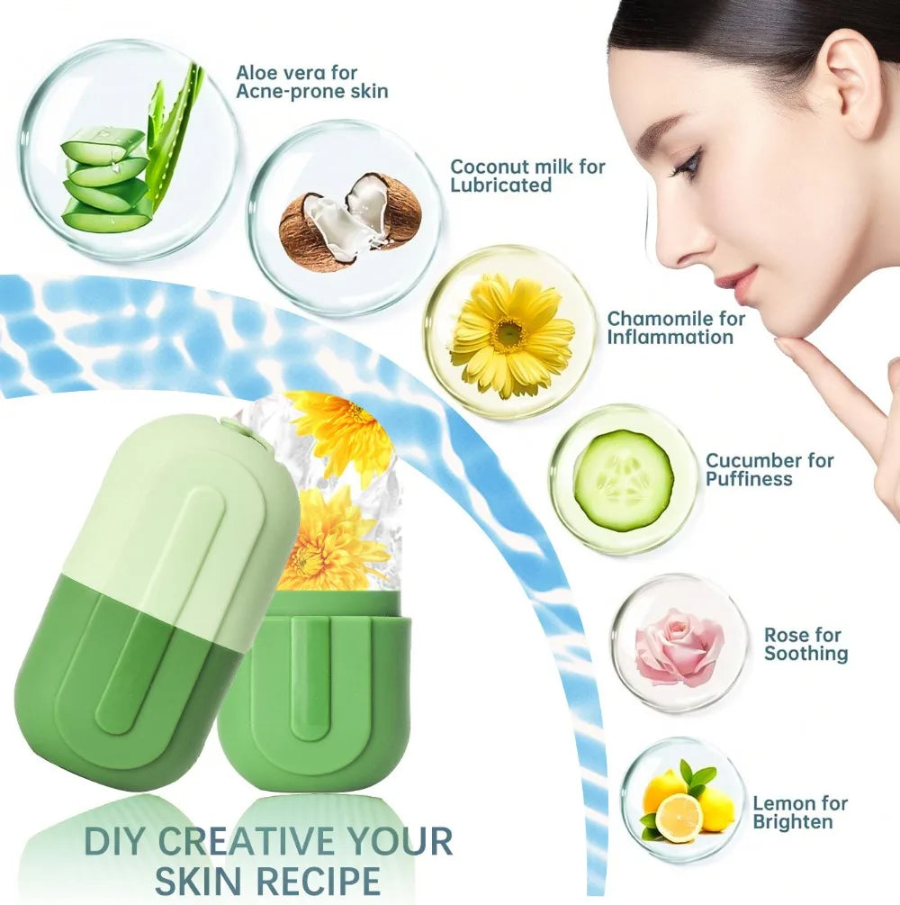 Silicone Ice Face Roller