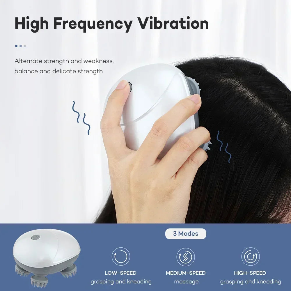 Electric Red Light Therapy Scalp Massager