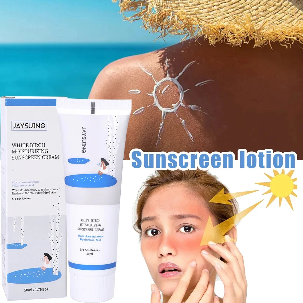 White Birch Sunscreen SPF50 Protection & Hydration